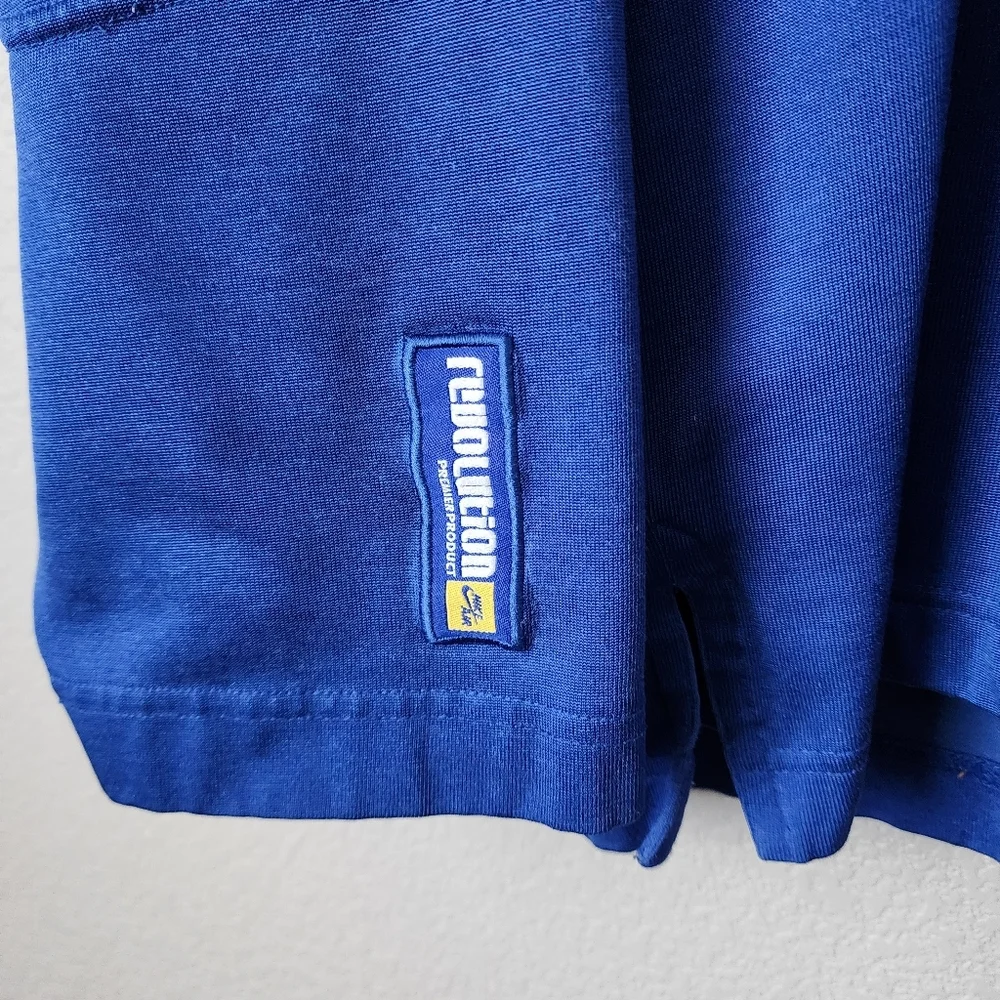 NIKE AIR x VINTAGE The Game Jersey in Blue / Gold Yellow Size‎ L